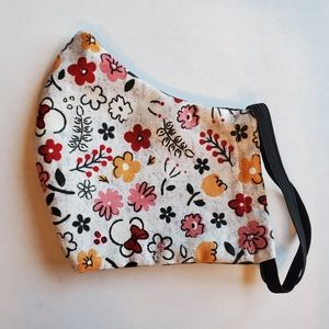 2 LEFT Women's Minnie Mouse Floral Mask